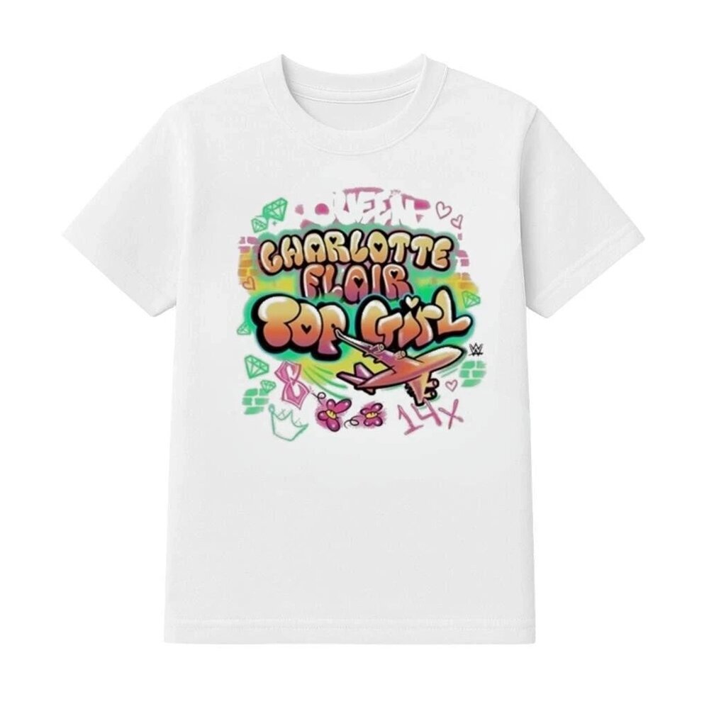 Charlotte Flair Top Girl Graffiti T Shirt 81